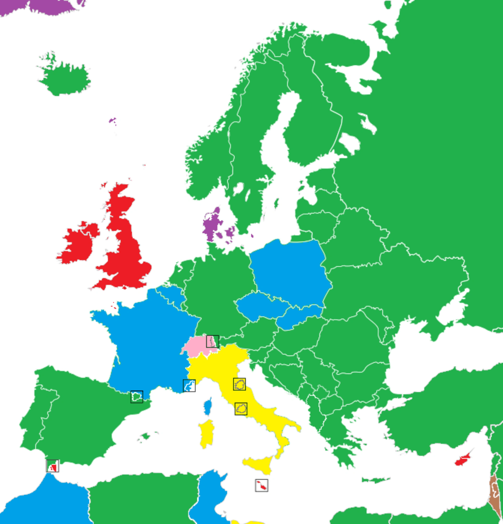 AC Power Plugs by Country - Geographical Locations - plugs in Europe Geographical Locations - plugs in Europe -AC Power Plugs by Country